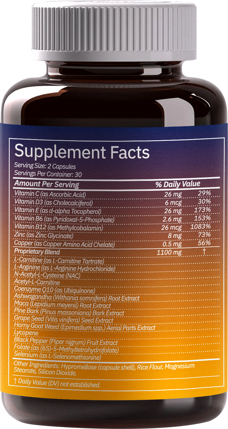 NUTRINANCE Men's Energy Supplement
